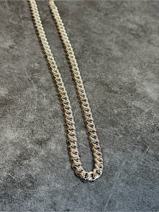 Other - Silver Cuban Link Chain Necklace